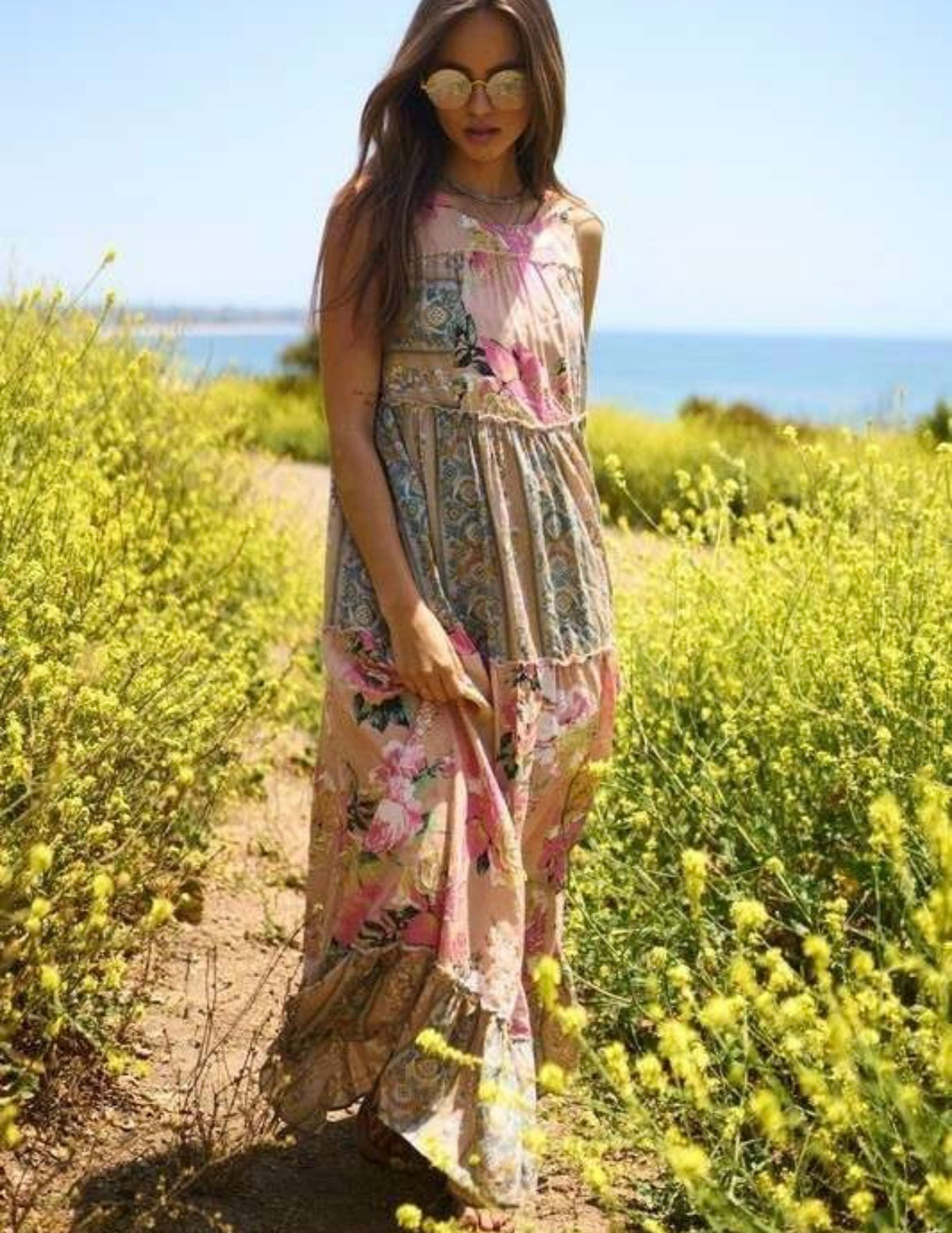 boutique boho dress Boho Boulevard High-Low Dress MEDIUM