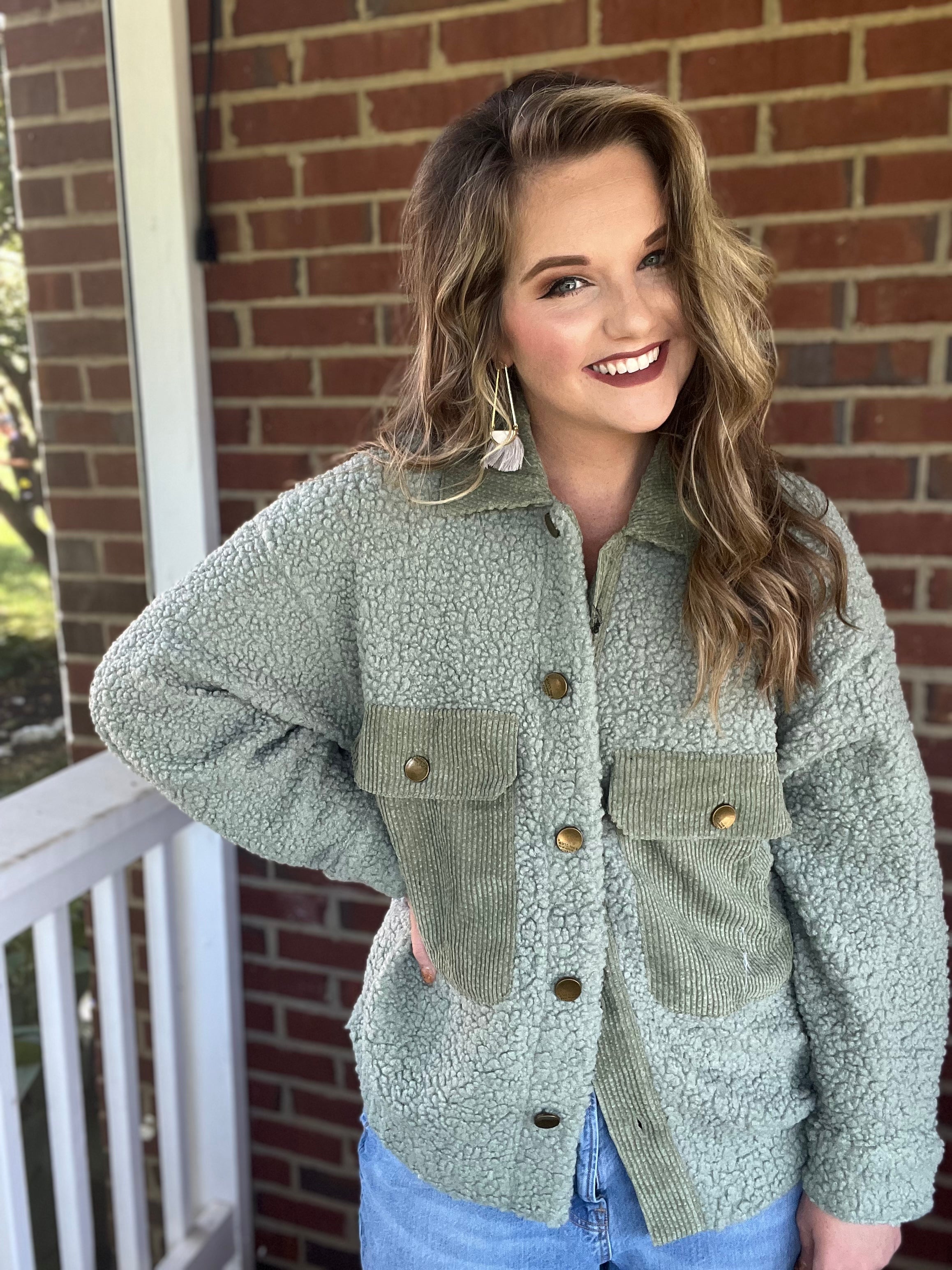 Sage Sweetheart Sherpa