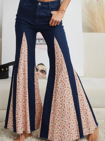 Floral Bell Bottoms
