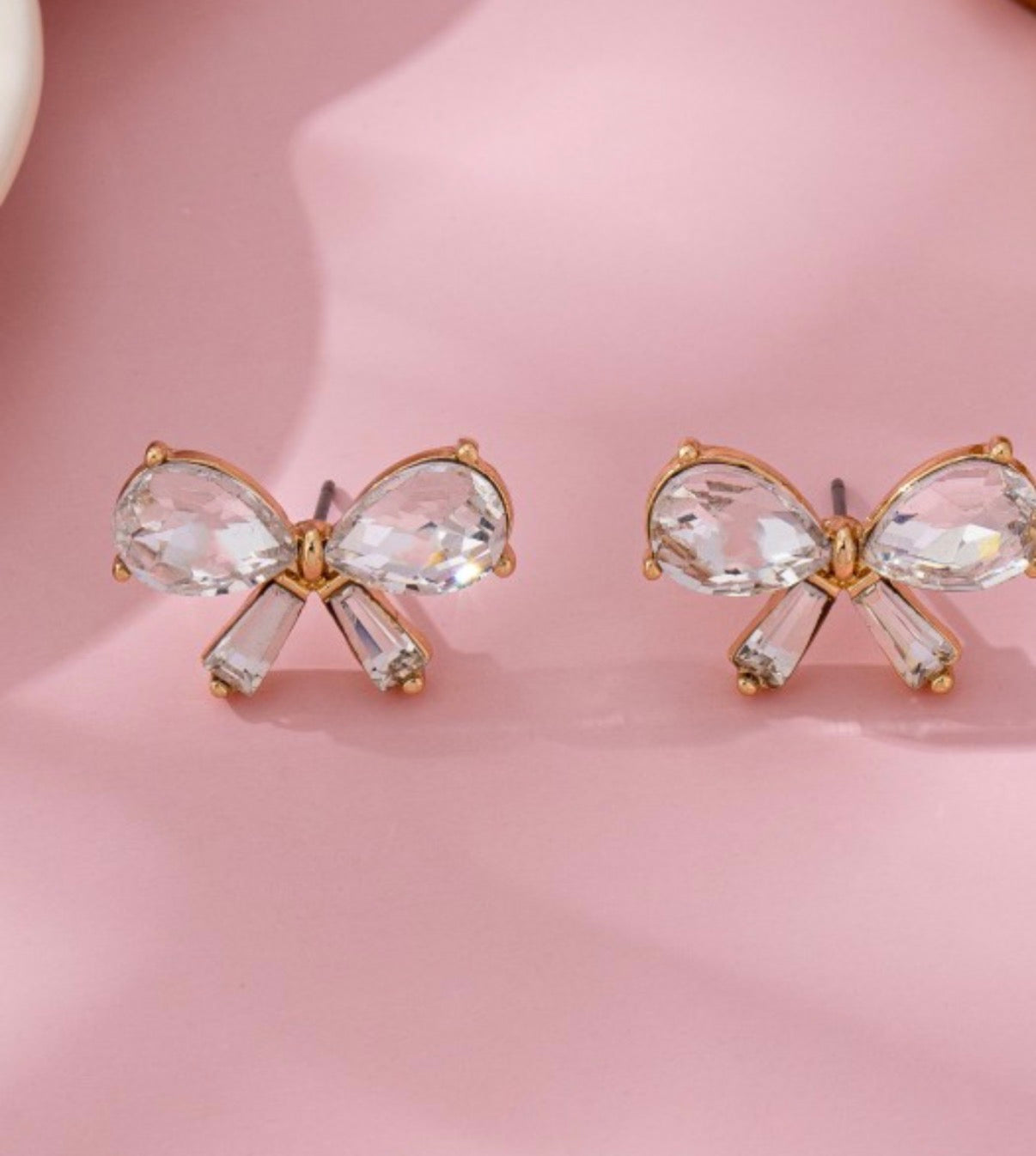 Crystal Bow Studs