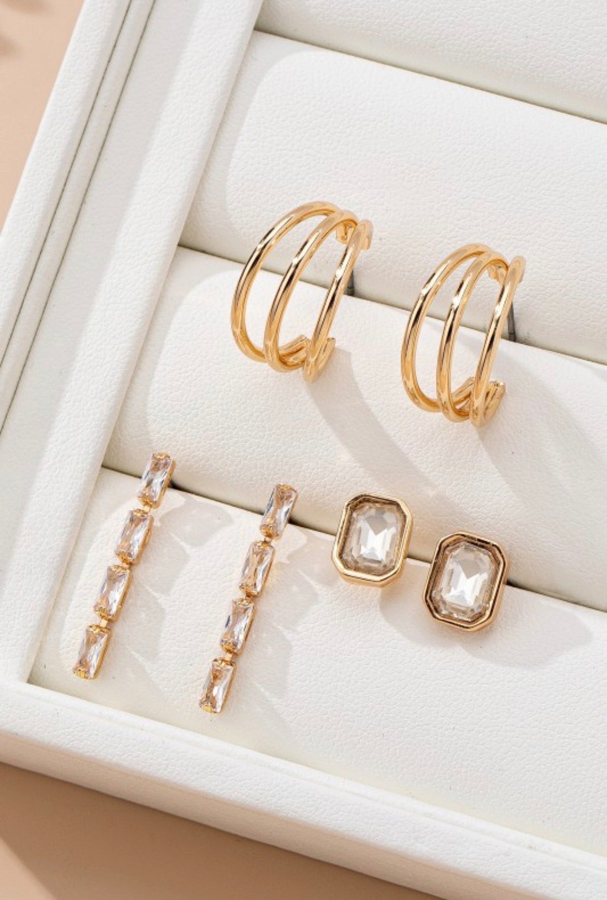 Hoop Huggie Set