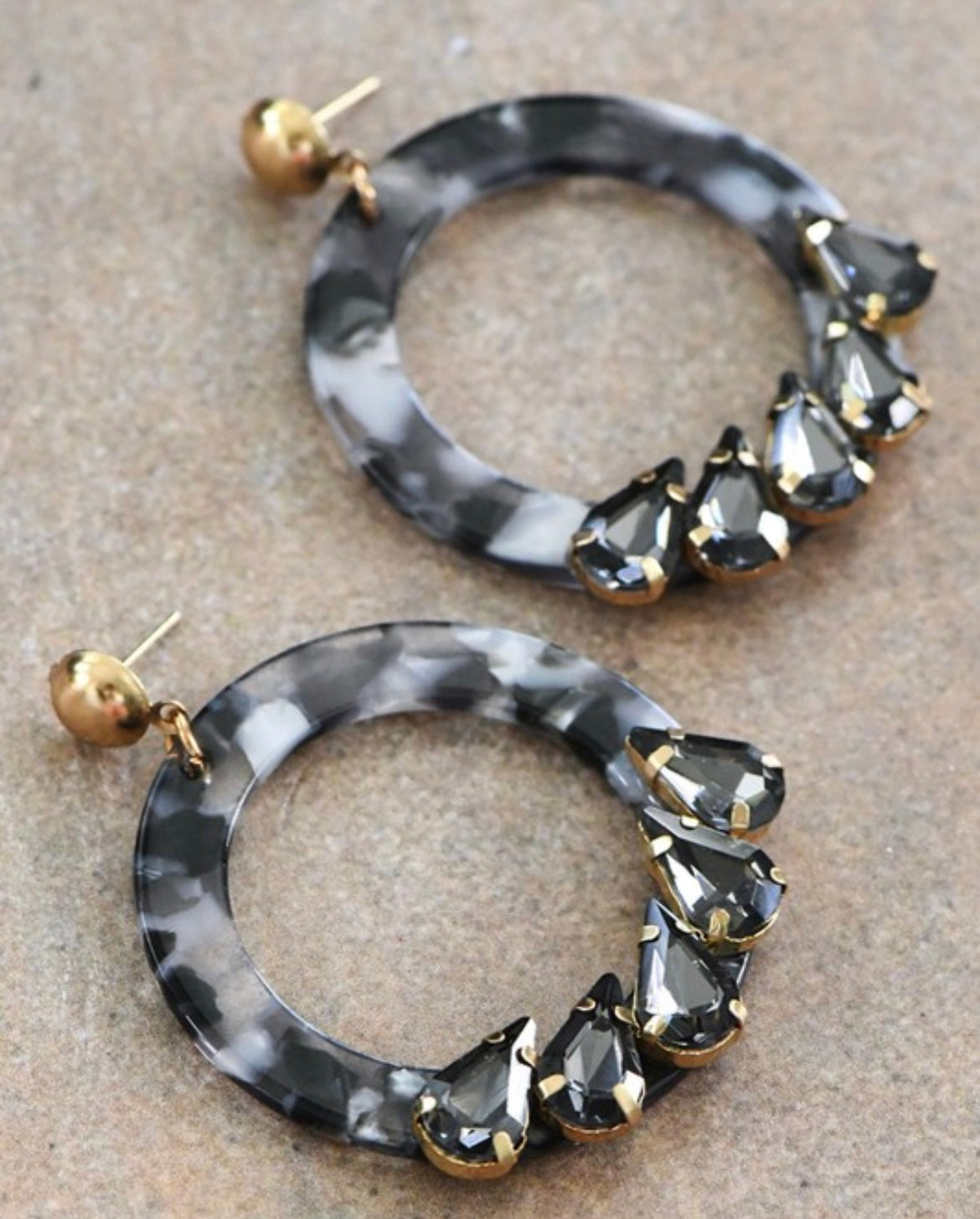 Black Dazzle Hoop
