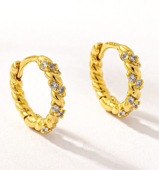 Tiny Twisted Rhinestones