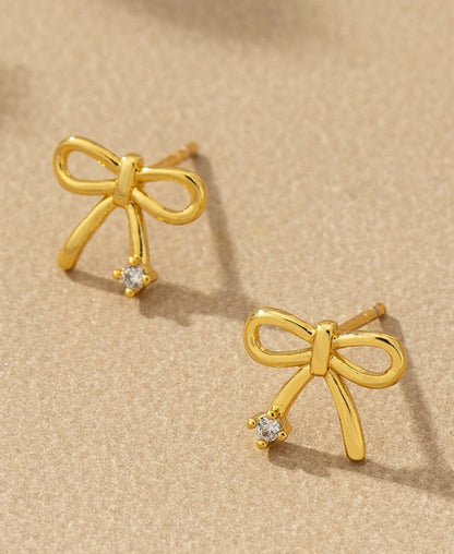 Tiny Rhinestone Bows