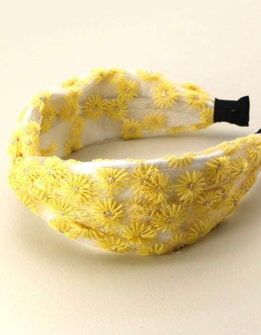 Yellow Knot Headband