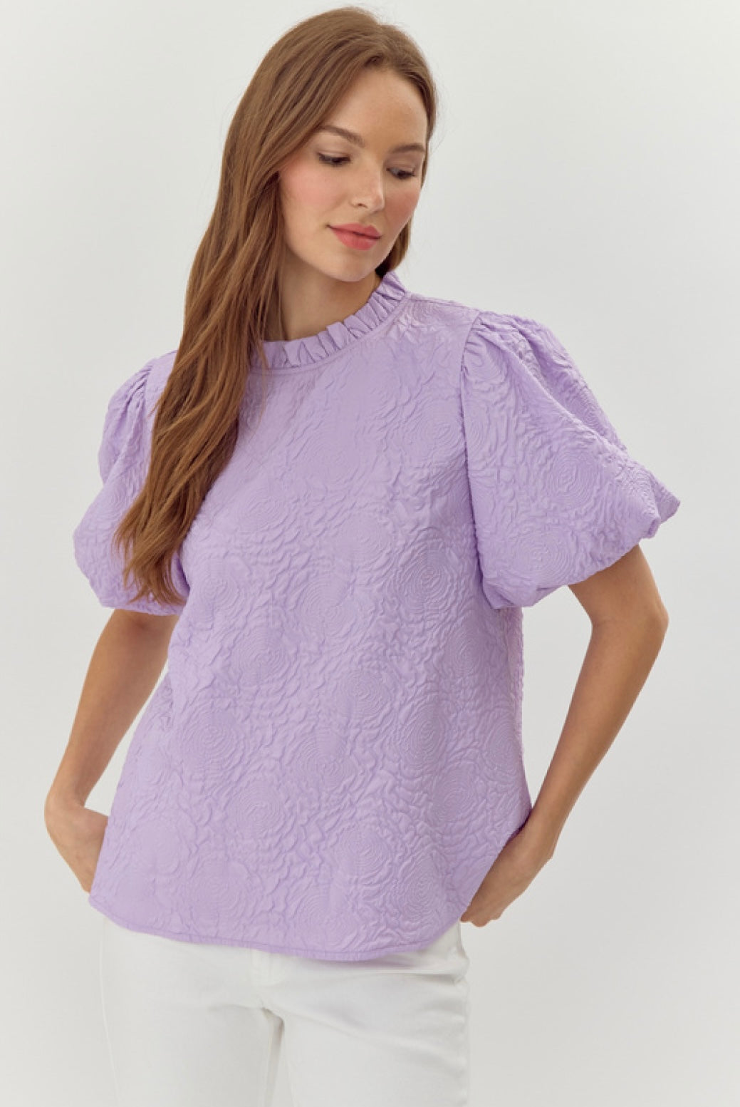 Pop of Purple Blouse