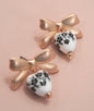 Black Floral Bows