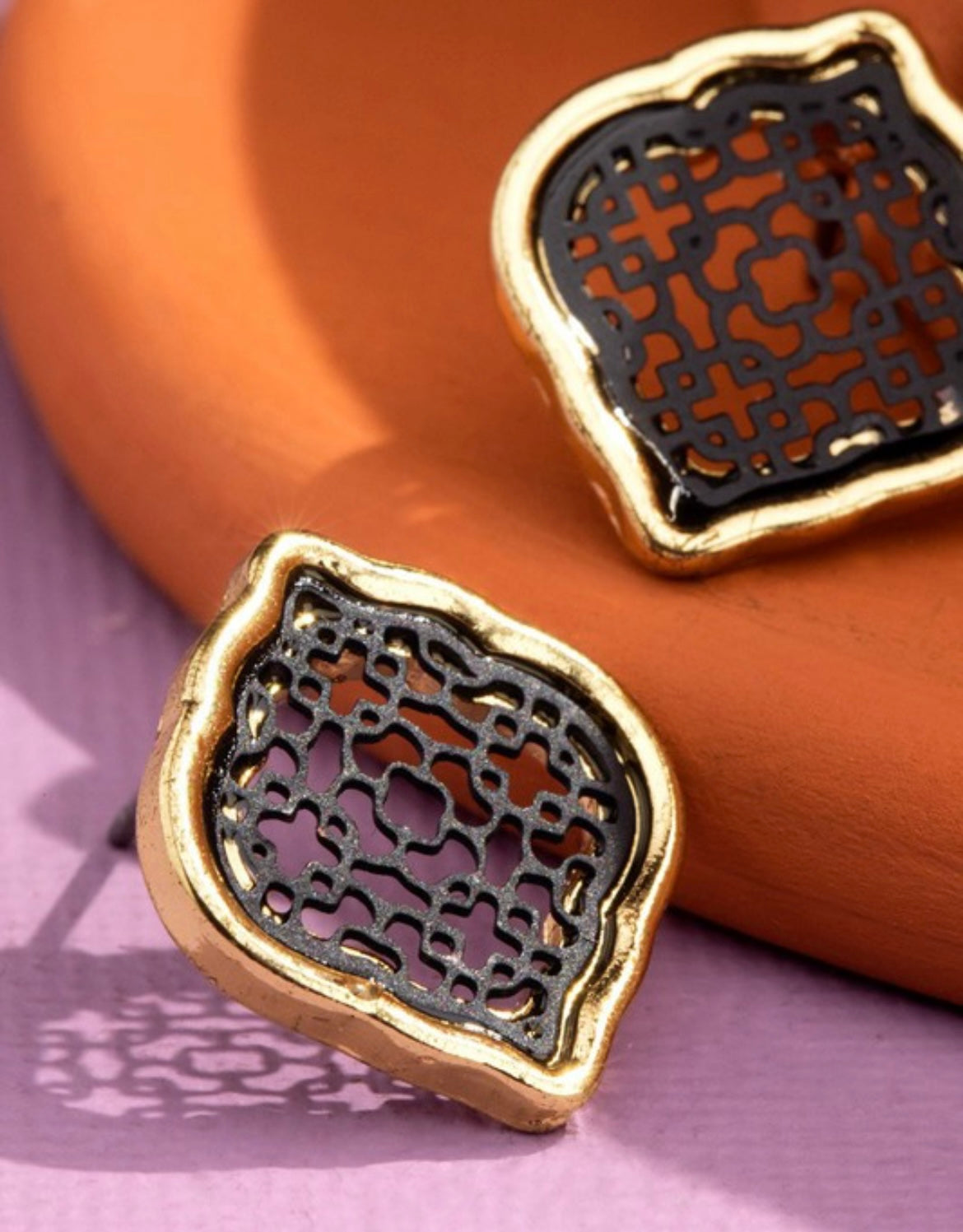 Dainty Filigree Post Earrings