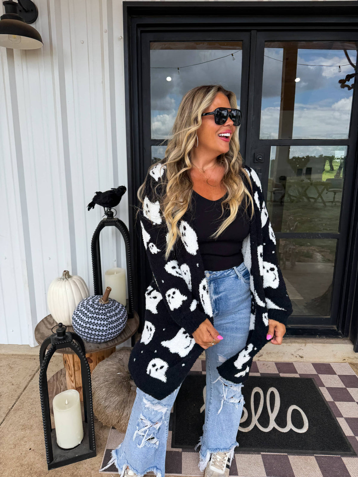 Boo Cardigan