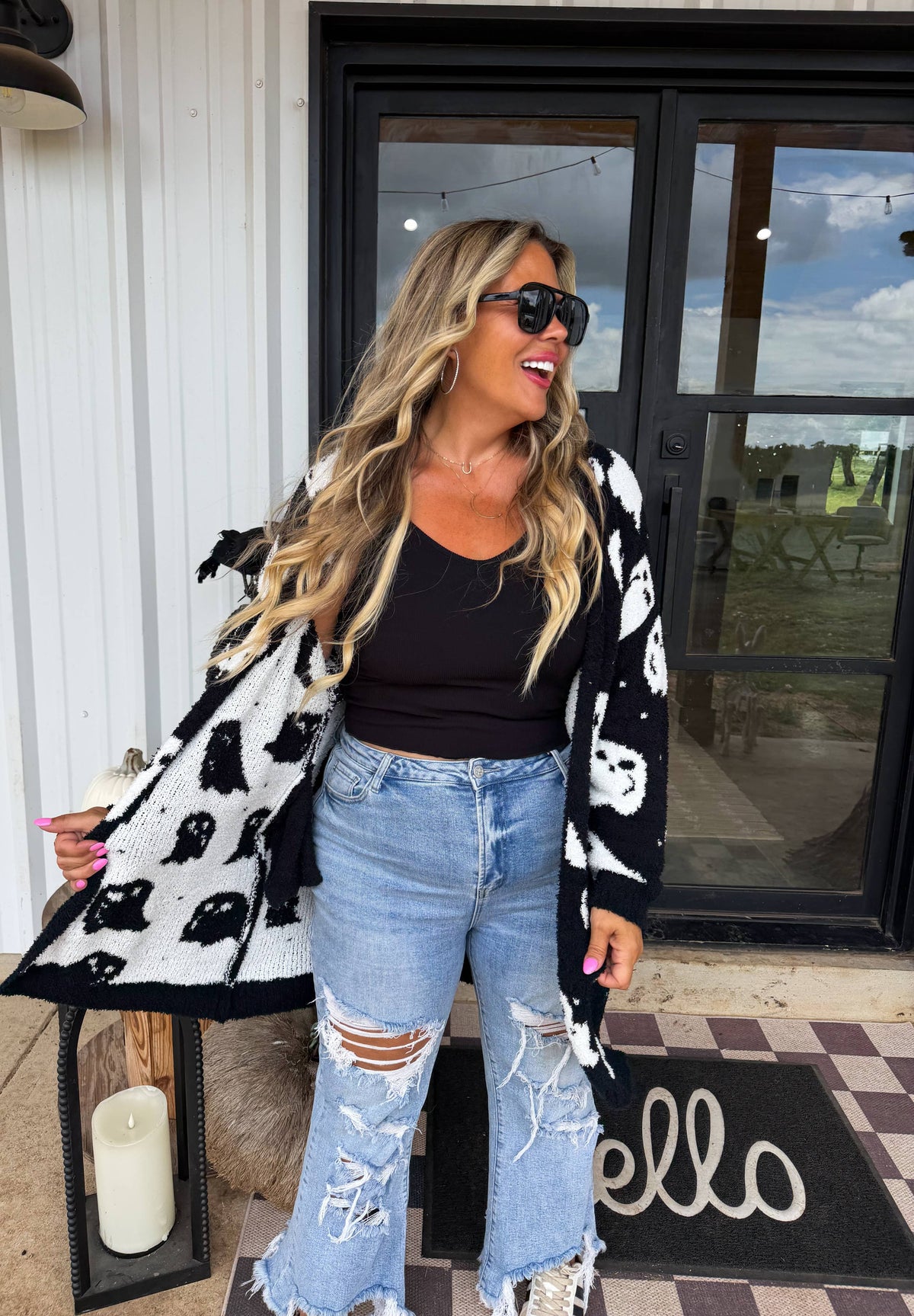 Boo Cardigan