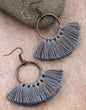 Boho Gray Tassel