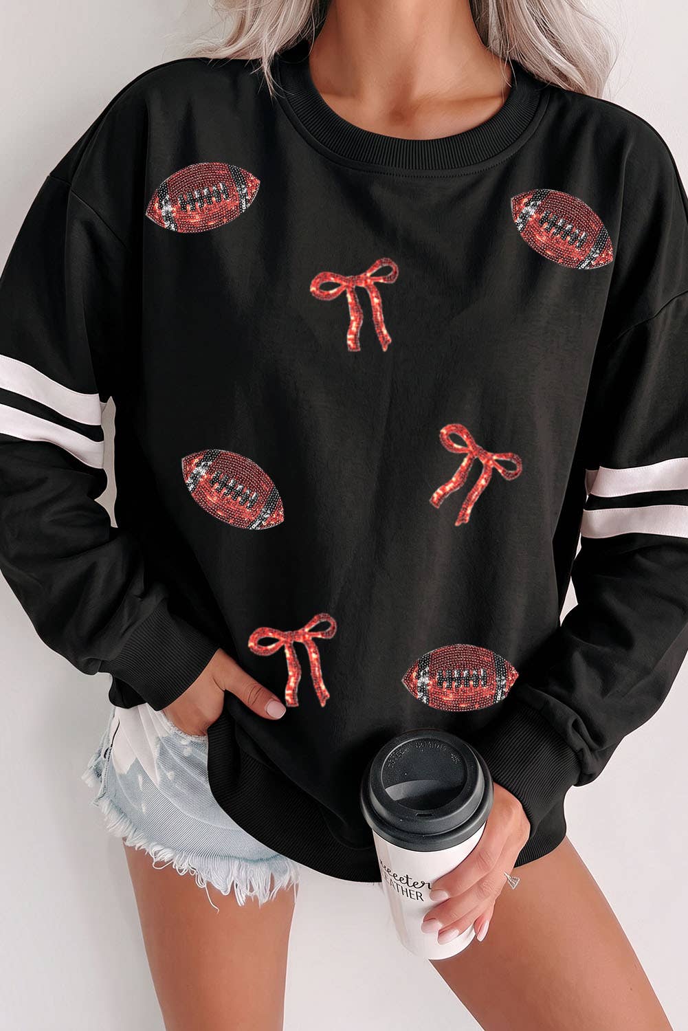 LDC Football Gameday Oversized Varsity Sweatshirt