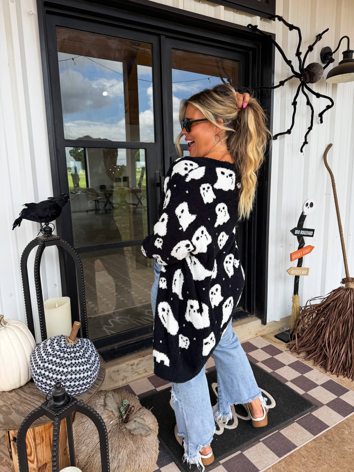 Boo Cardigan