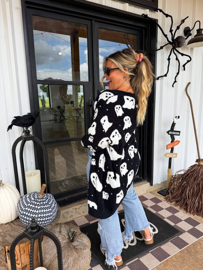 Boo Cardigan