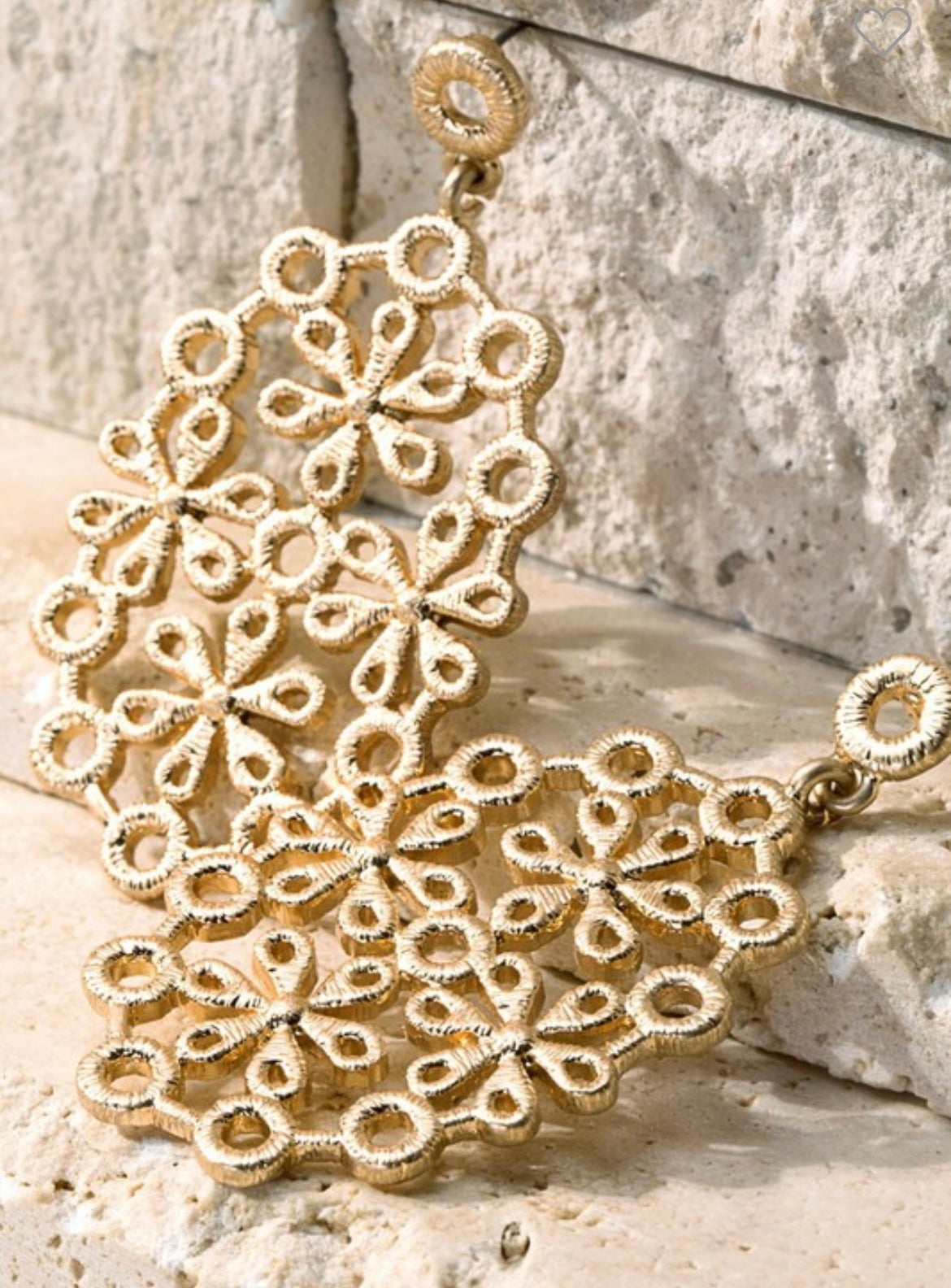 Oval Lace Flowers