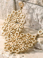 Oval Lace Flowers