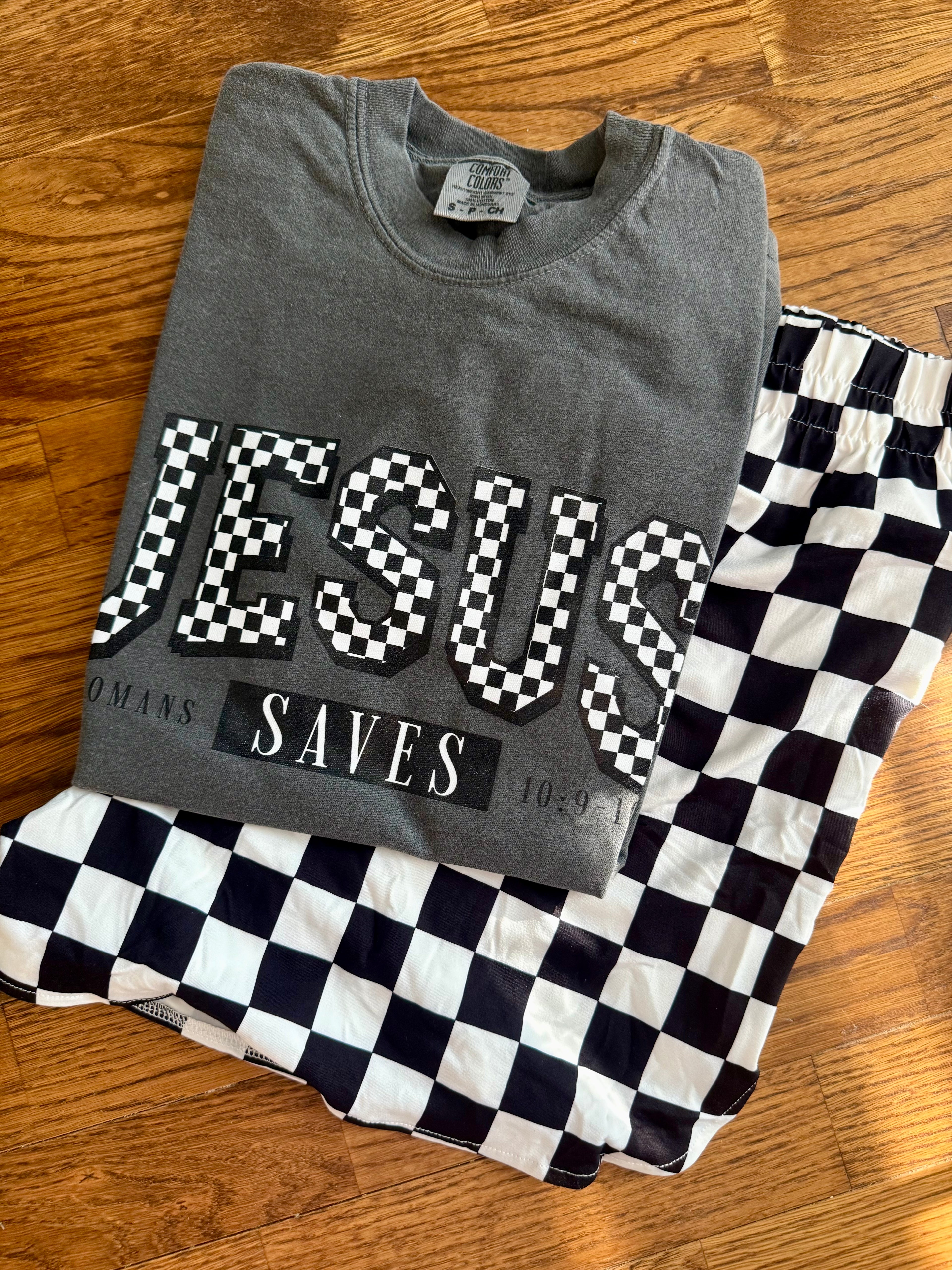 Jesus Saves Pepper Graphic Tee