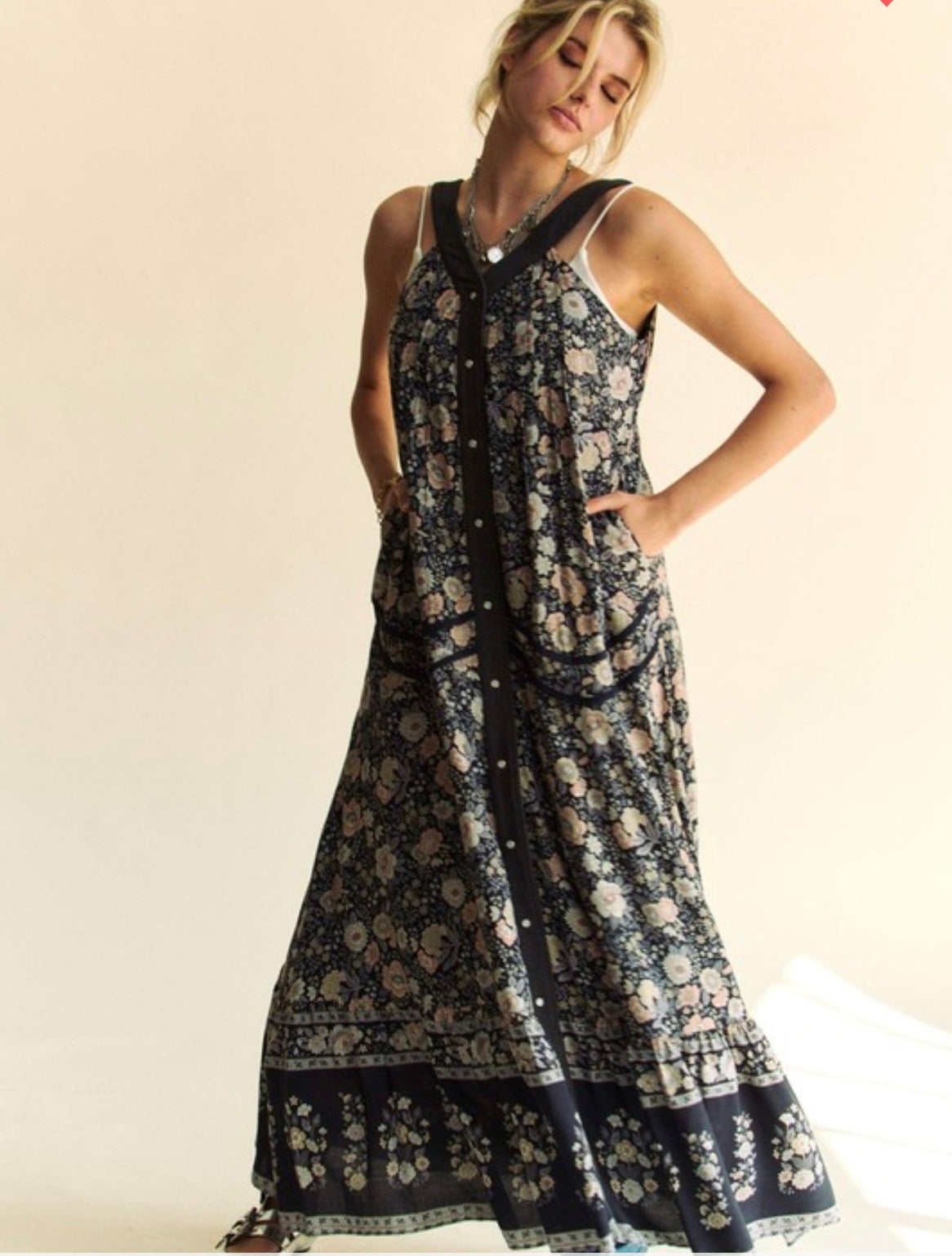 Floral Ink Maxi