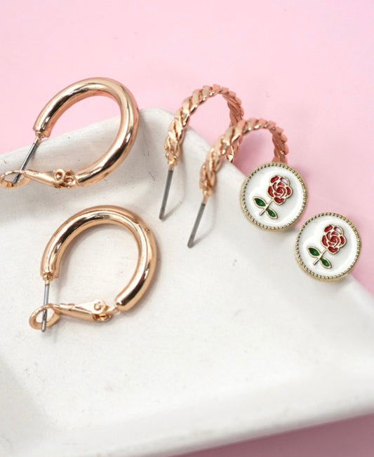 Hoops & Flowers Trio