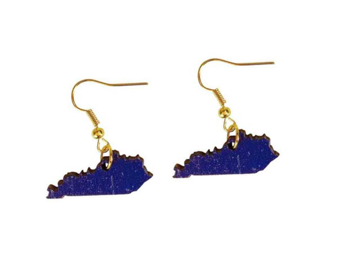 Wooden KY Earrings