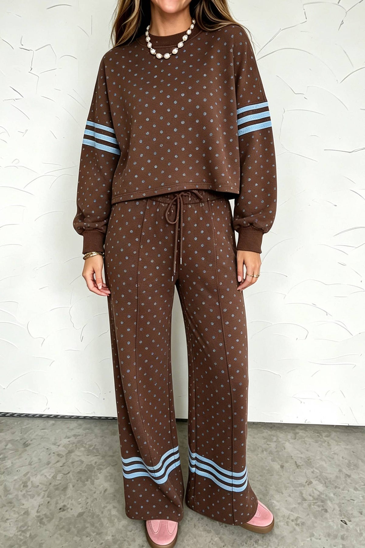 Polka Dot & Colorblock Stripes Set