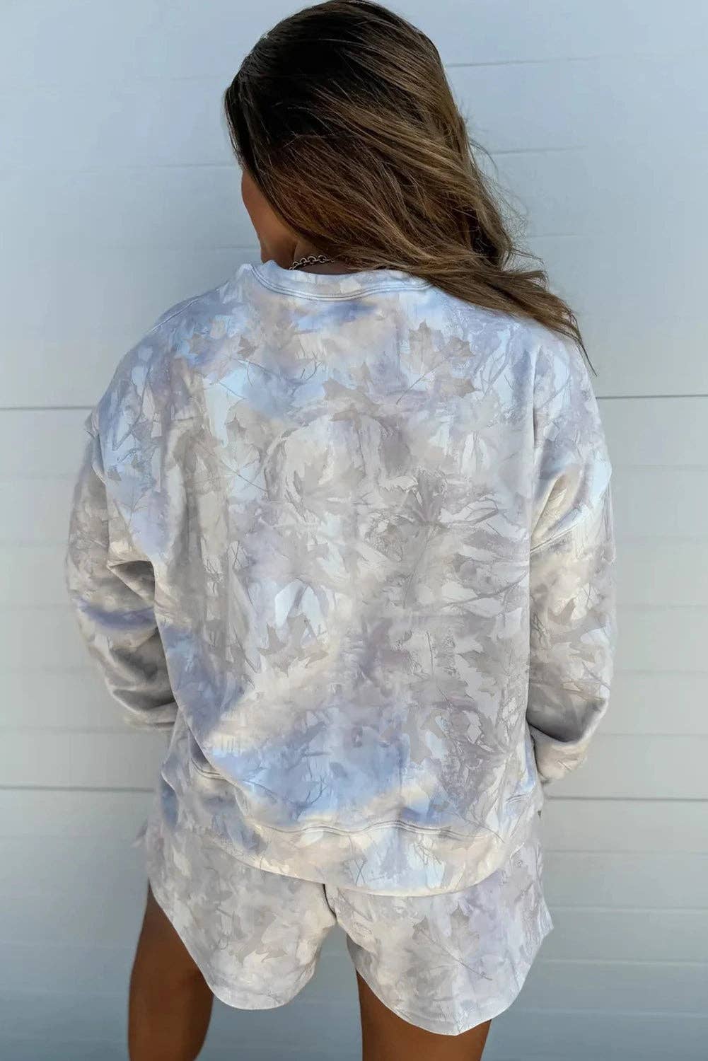 Camo Pullover Short Set