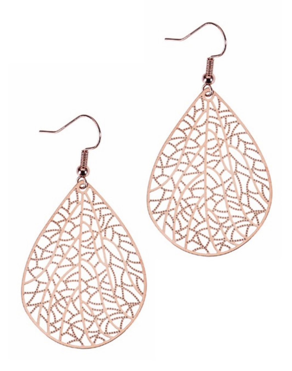 Rose Gold Teardrops